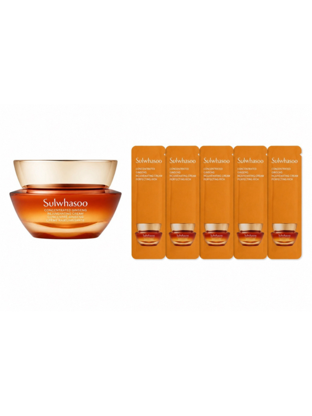 Sulwhasoo Concentrated Ginseng Rejuvenating Cream Perfecting Rich 1ml x 30pcs